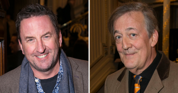 Lee Mack and Stephen Fry