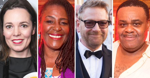 Olivia Colman, Sharon D Clarke, Kenneth Branagh and Clive Rowe