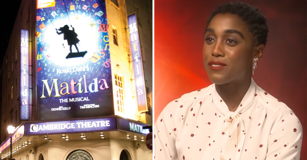 The West End production of Matilda and Lashana Lynch