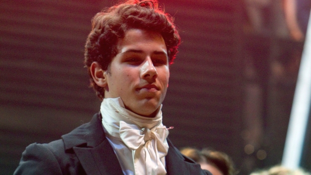 Nick Jonas when he was in Les Misérables
