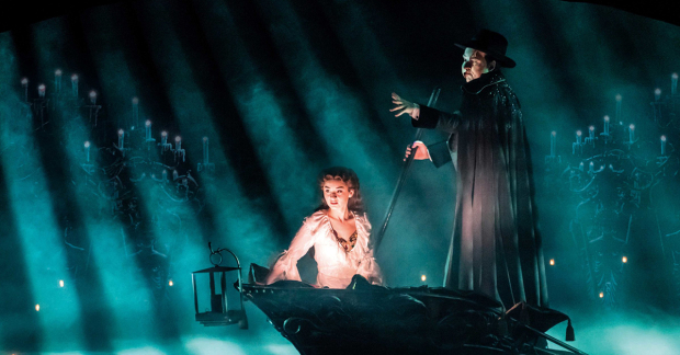 Killian Donnelly and Holly Anne Hull in The Phantom of the Opera