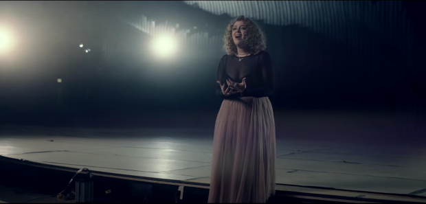 Carrie Hope Fletcher performing at the Gillian Lynne