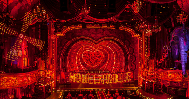The Broadway production of Moulin Rouge!