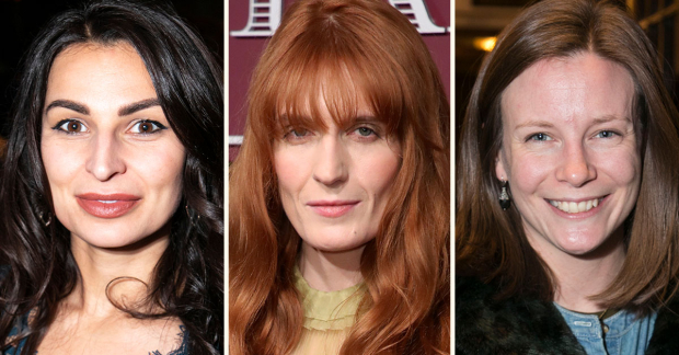 Martyna Majok, Florence Welch and Rebecca Frecknall