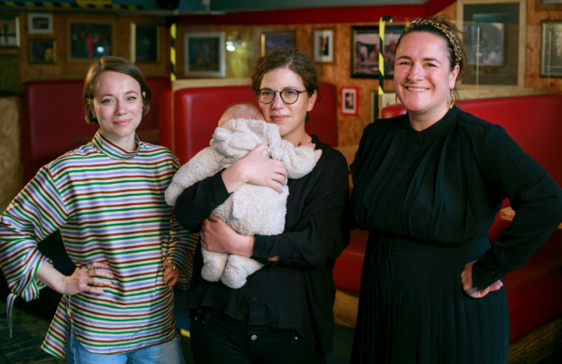 Francesca Moody, Abigail Graham and Morgan Lloyd-Malcom