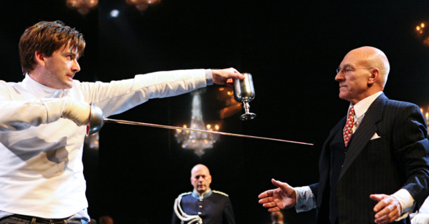 David Tennant and Patrick Stewart in Hamlet