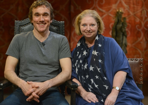 Ben Miles and Hilary Mantel