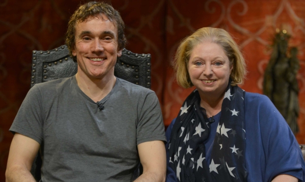 Ben Miles and Hilary Mantel 