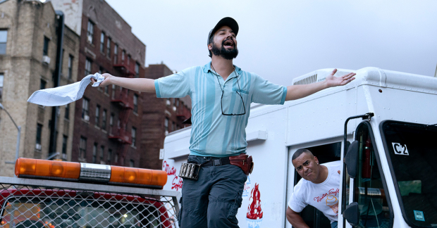 Lin-Manuel Miranda and Christopher Jackson in In the Heights