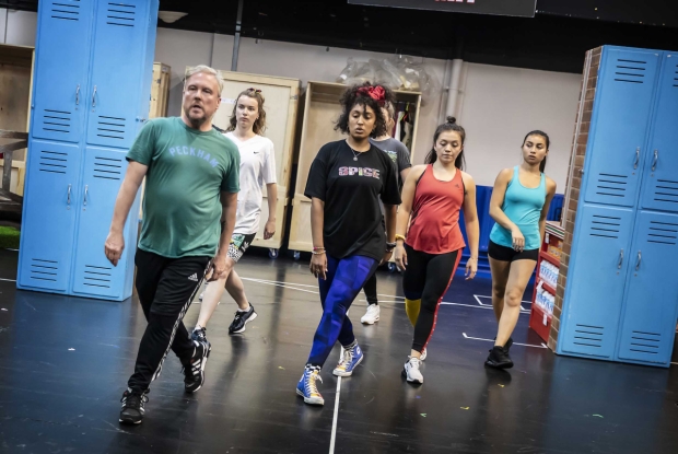Choreographer Gary Lloyd and cast