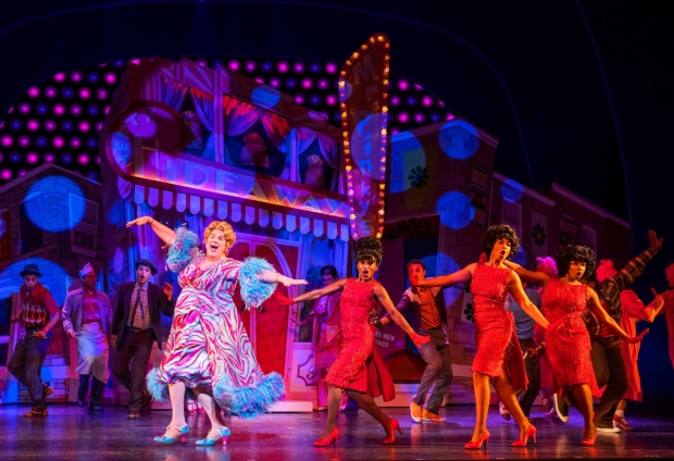 Michael Ball as Edna Turnblad and company