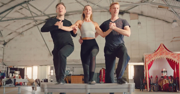 Kevin Clifton, Charlotte Gooch and Adam Cooper