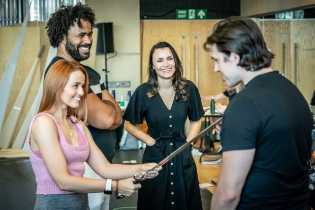 Stephanie McKeon, Obioma Ugoala, Samantha Barks and Oliver Ormson