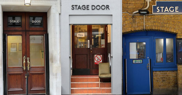 A few stage doors