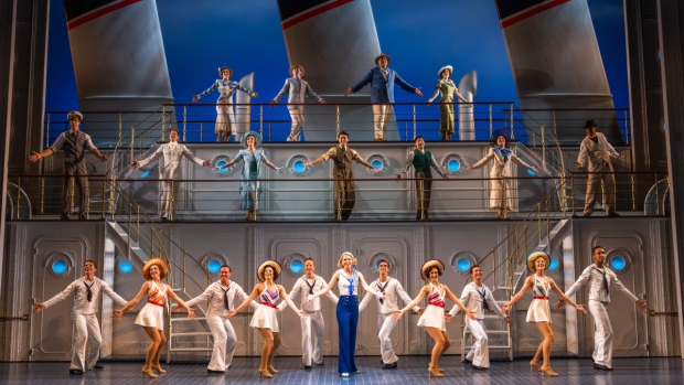 The cast of Anything Goes