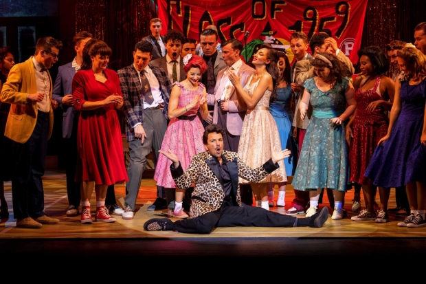 Peter Andre as Vince Fontaine and the company