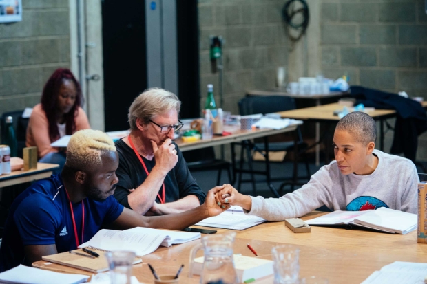 Jonathan Ajayi, Adrian Dunbar and Cush Jumbo