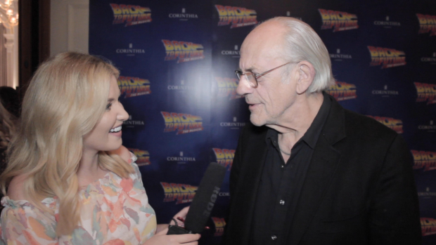 Amy Hart and Christopher Lloyd