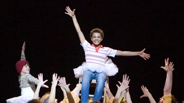 Layton Williams as Billy Elliot in 2008