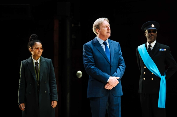 Joana Borja, Adrian Dunbar and Leo Wringer