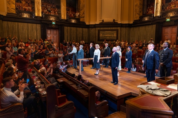 Witness for the Prosecution during the curtain call