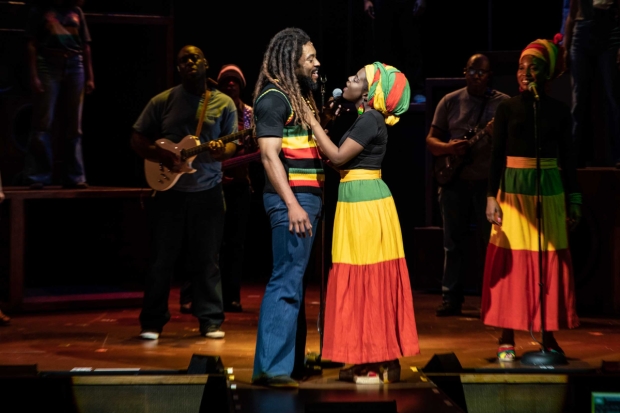 Arinzé Kene as Bob Marley, Gabrielle Brooks as Rita Marley