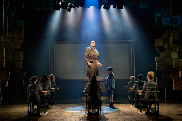 Elliot Harper (Miss Trunchbull) and the company