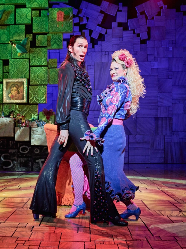 Matt Krzan (Rudolpho) and Annette McLaughlin (Mrs Wormwood)