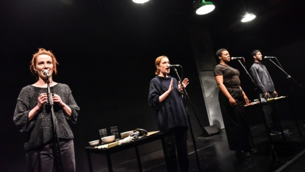 L-R Eve Ponsonby, Eleanor Henderson, Morónké Akinolá and Ragevan Vasan