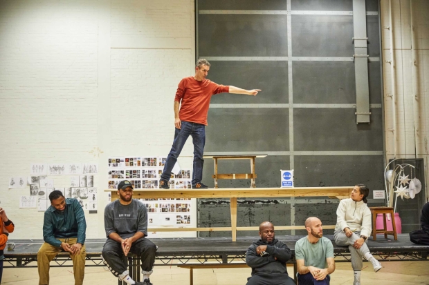Rufus Norris and the company
