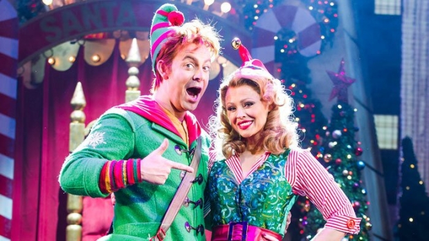 Ben Forster and Kimberley Walsh in Elf the Musical