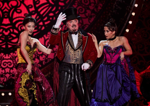 Clive Carter and the cast of Moulin Rouge!