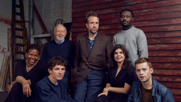 Back (l to r): Pamela Nomvete, Jim Norton, Rafe Spall, Jude Owusu

Foreground (l to r): David Moorst, Gwyneth Keyworth, Harry Redding