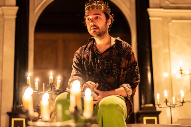 George Fouracres as Hamlet