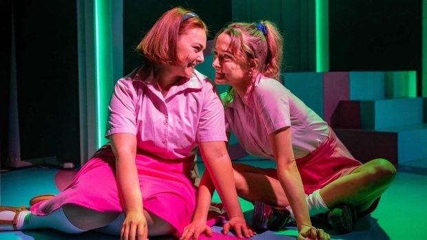 Alice Croft and Evie Rose Lane in But I&#39;m A Cheerleader: The Musical