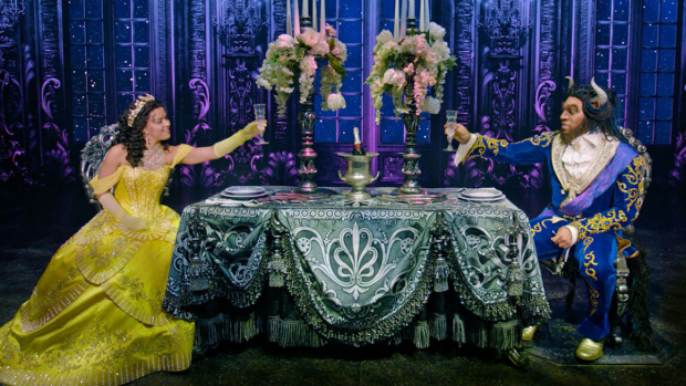 Courtney Stapleton and Shaq Taylor in Disney&#39;s Beauty and the Beast