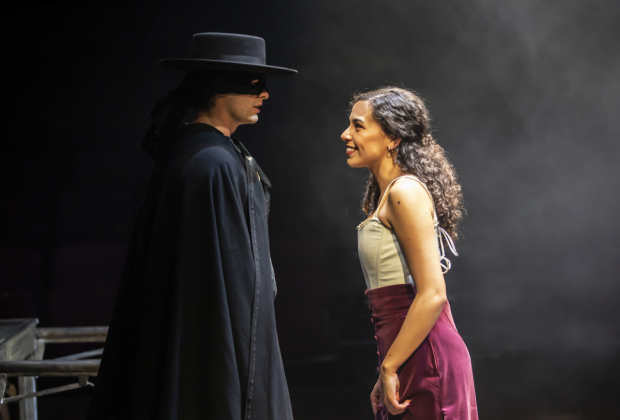Benjamin Purkiss (Zorro) and Paige Fenlon (Luisa)