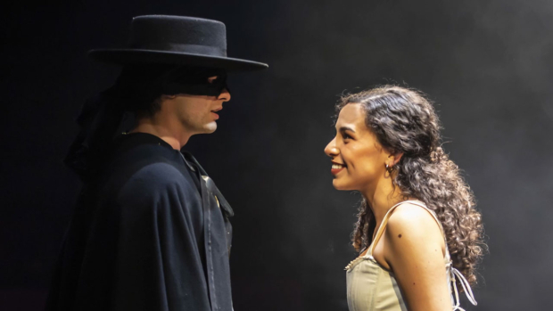 Benjamin Purkiss and Paige Fenlon in Zorro the Musical