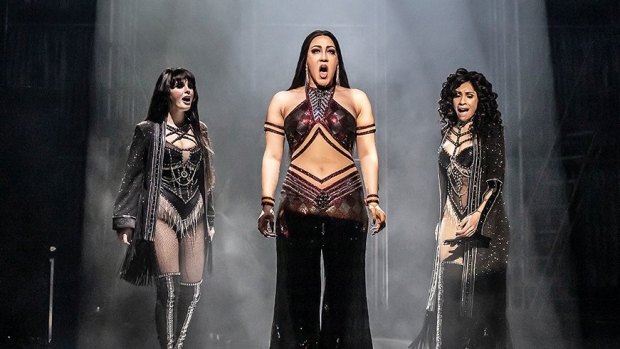 Millie O&#39;Connell, Danielle Steers and Debbie Kurup in The Cher Show