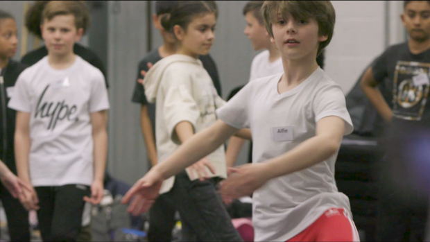 Billy Elliot the Musical in rehearsals