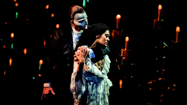 Killian Donnelly and Lucy St Louis in The Phantom of the Opera