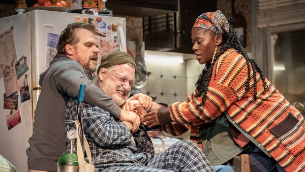 David Harbour, Bill Pullman and Akiya Henry in Mad House