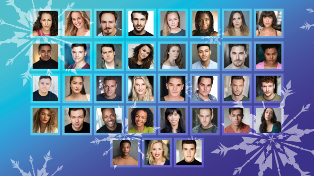 The cast for the new year of Frozen