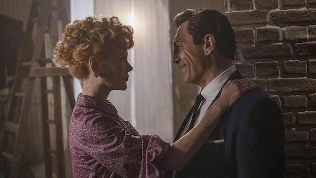 Nicole Kidman and Javier Bardem as Lucille Ball and Desi Arnaz in Being the Ricardos