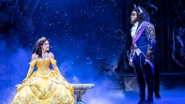 Courtney Bowman and Shaq Taylor in Beauty and the Beast