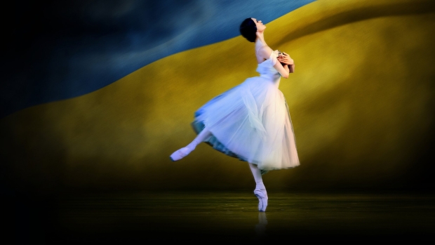 Artwork for the United Ukrainian Ballet&#39;s production of Giselle