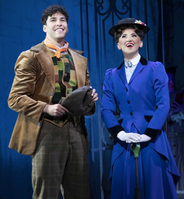 Louis Gaunt (as Bert) and Zizi Strallen (as Mary Poppins)