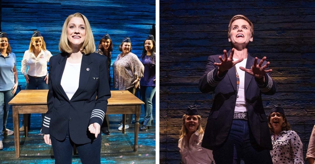 Alice Fearn and Jenn Colella in Come From Away