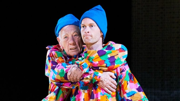 Ian McKellen and dancer Johan Christensen