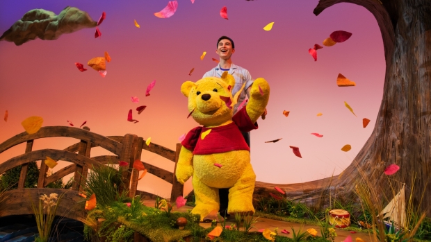 Jake Bazel in the New York production of Winnie the Pooh: The New Musical Adaptation